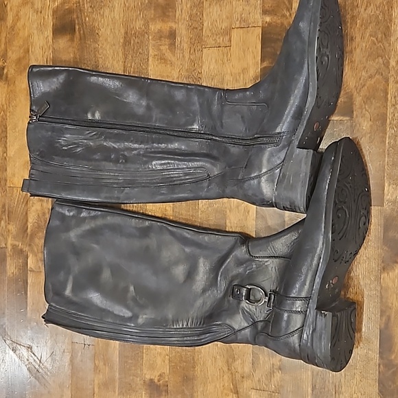 Blondo Leather Riding Boots - Picture 1 of 6